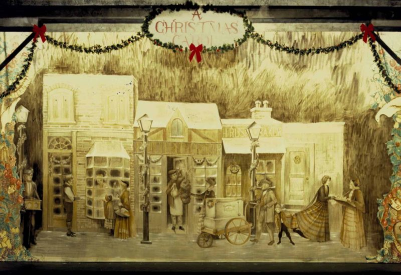 A Christmas Carol Scrim by Elinor Hawkins (1978 )